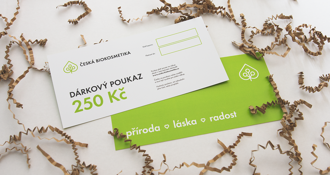 Czech biokosmetika česká cosmetics Nature leaf bio logo brand e-commerce