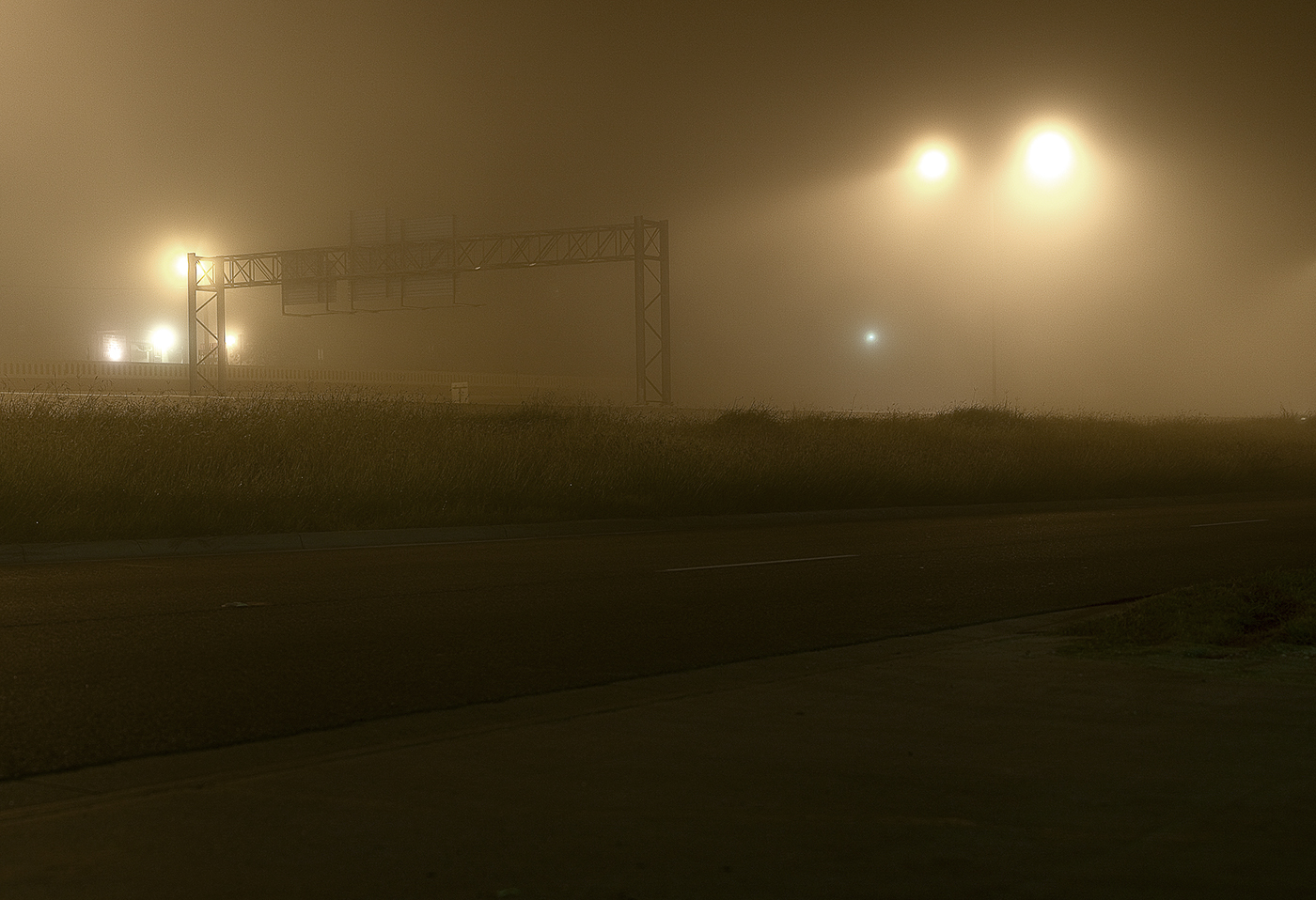 night travels texas highway abandon night photography Moody fog lighting creepy road trip