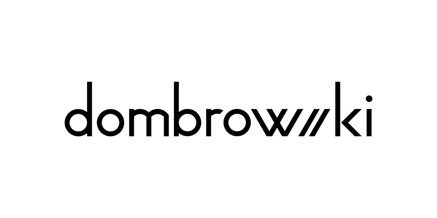 logo typography   black White design UI Webdesign