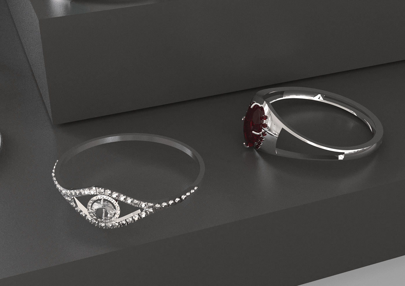 diamond  Jewellery JewelleryPhotography   jewelleryrendering jewelry Jewelry Design  Rhinoceros ringdesign   stones