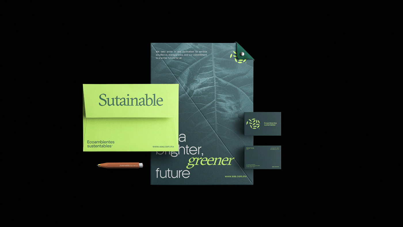 brand identity Ecology Sustainability environment recycling industrial
