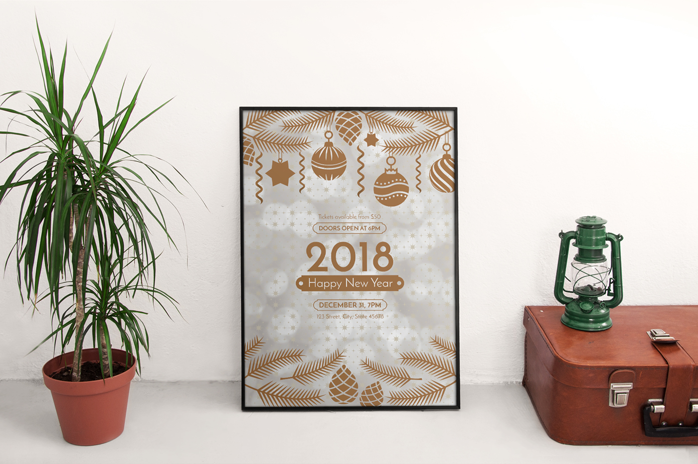 graphic design  Creative Design graphic design template bundle sale Christmas party flyer free