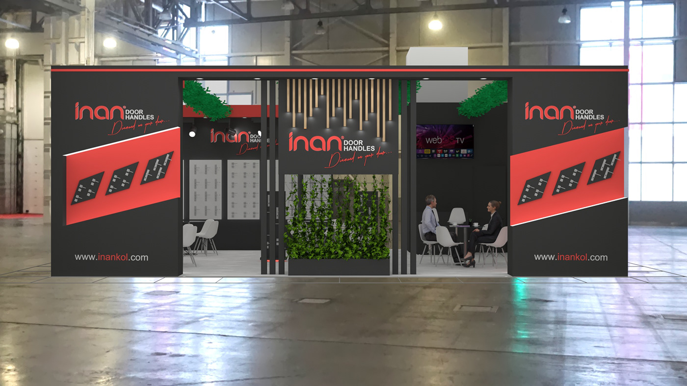 expo Exhibition  stand design Exhibition Booth Stand Fair standee design 3ds max architecture fair exhibition