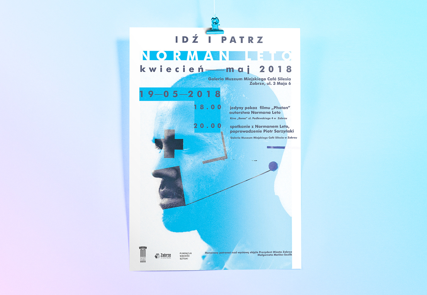identity publication design print museum norman LETO poster graphic