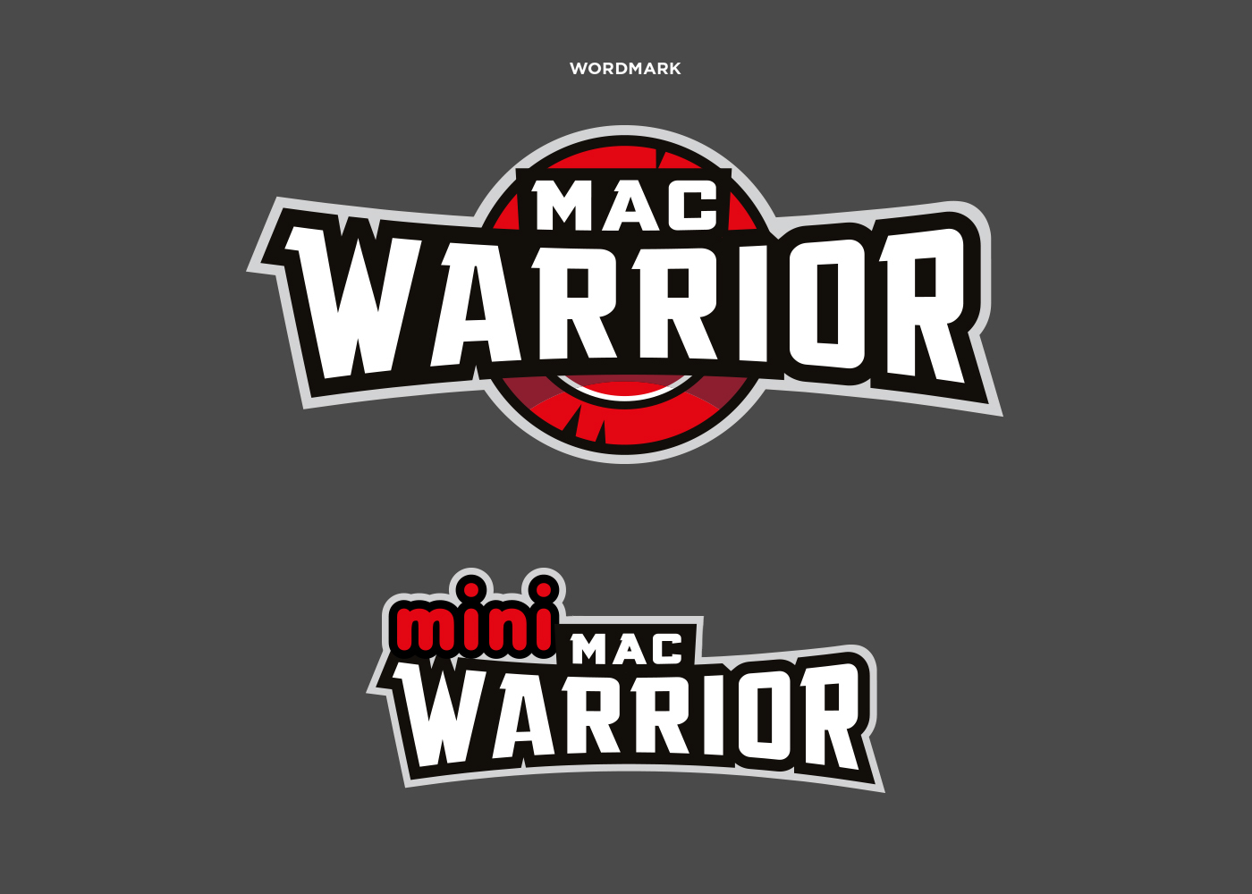 warrior University mac purple red pink shield Sword man Mascot sport team kids MINI