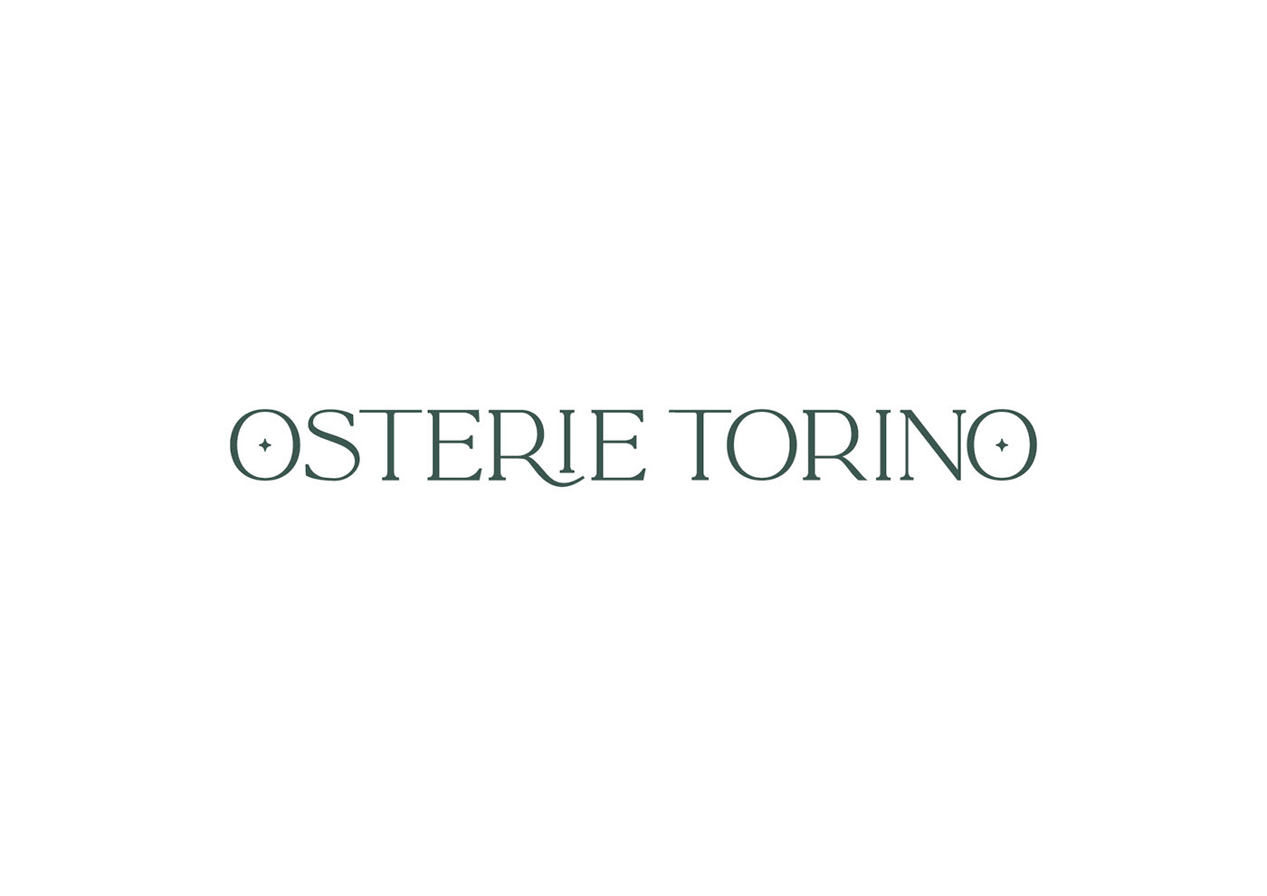 branding  Food  food photography logo osteria torino