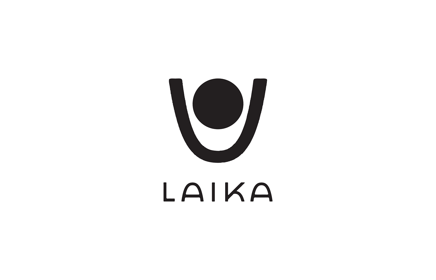 lettering ILLUSTRATION  logo wordmark coffee shop coffee logo Dog Logo LAIKA space dog