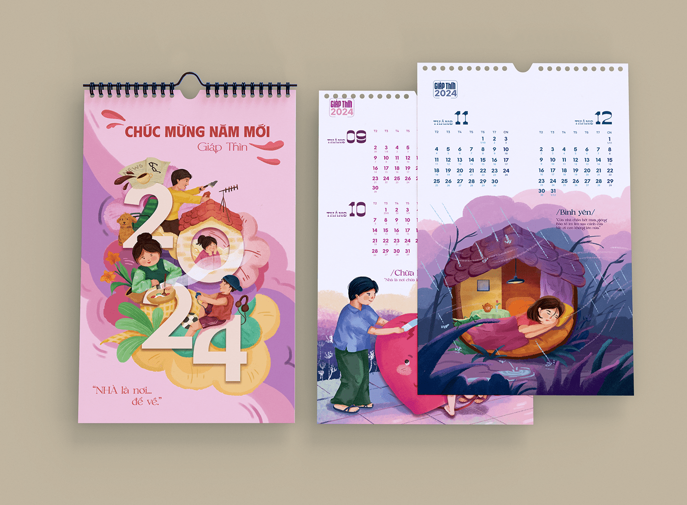 calendar calendar design calendar 2024 design illustration art