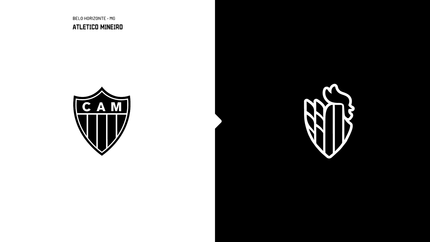 Redesign of Clube Atlético Mineiro crest