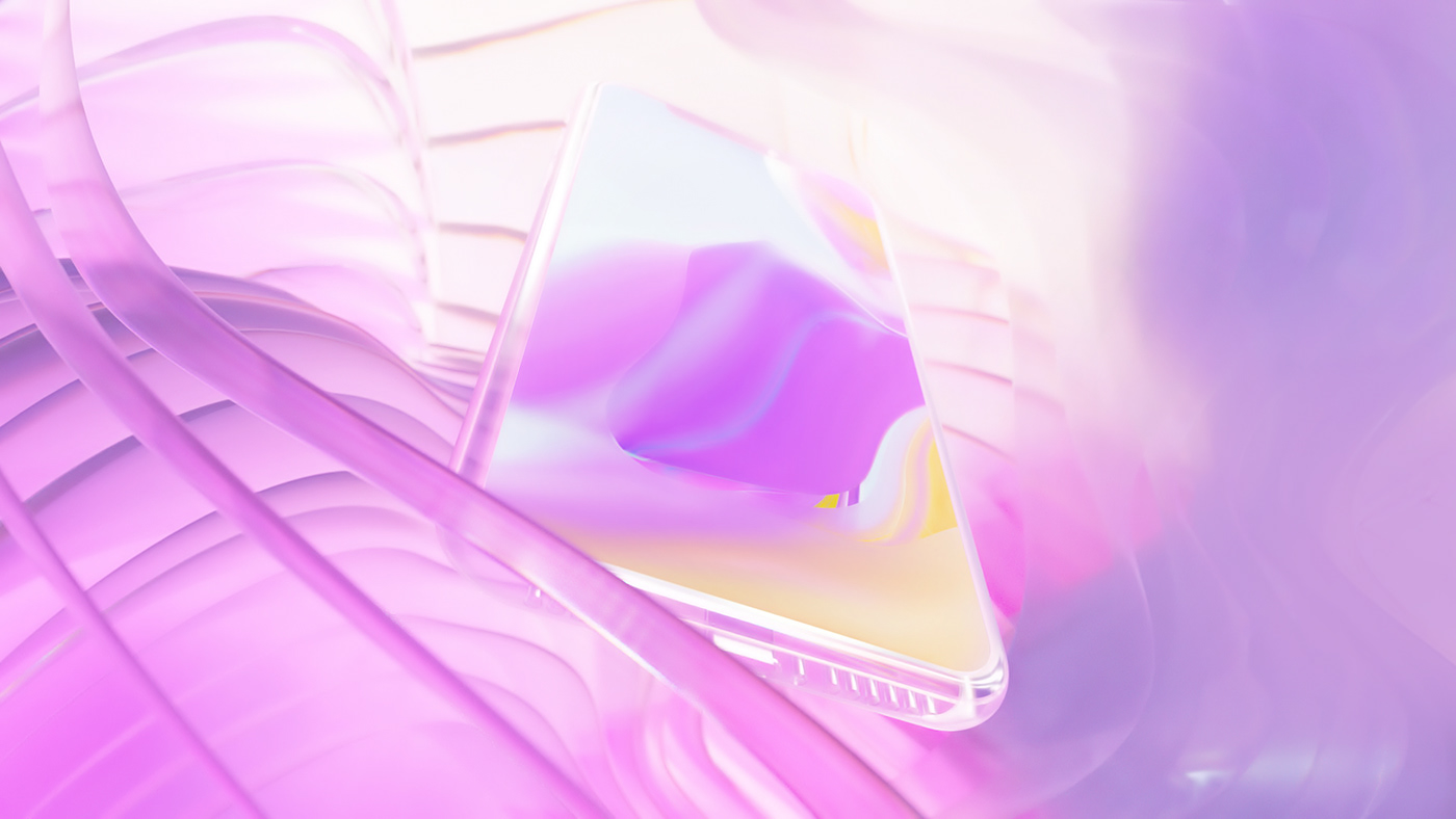 3D abstract cinema4d glass gradient iphone mobile wallpaper Wallpapers waves