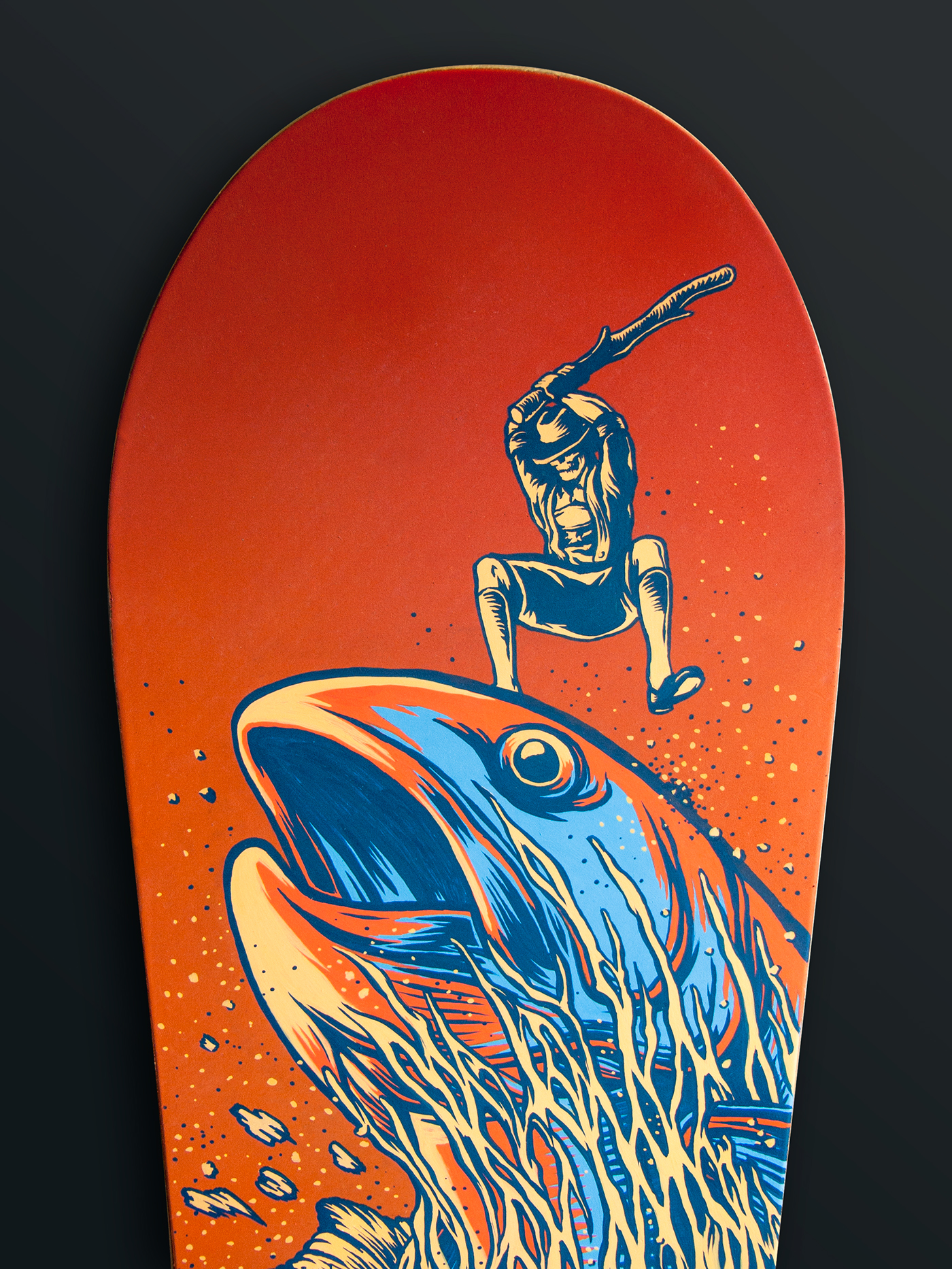 snowboard design painting   Custom yoda yoodaaa marcin kupczak handmade