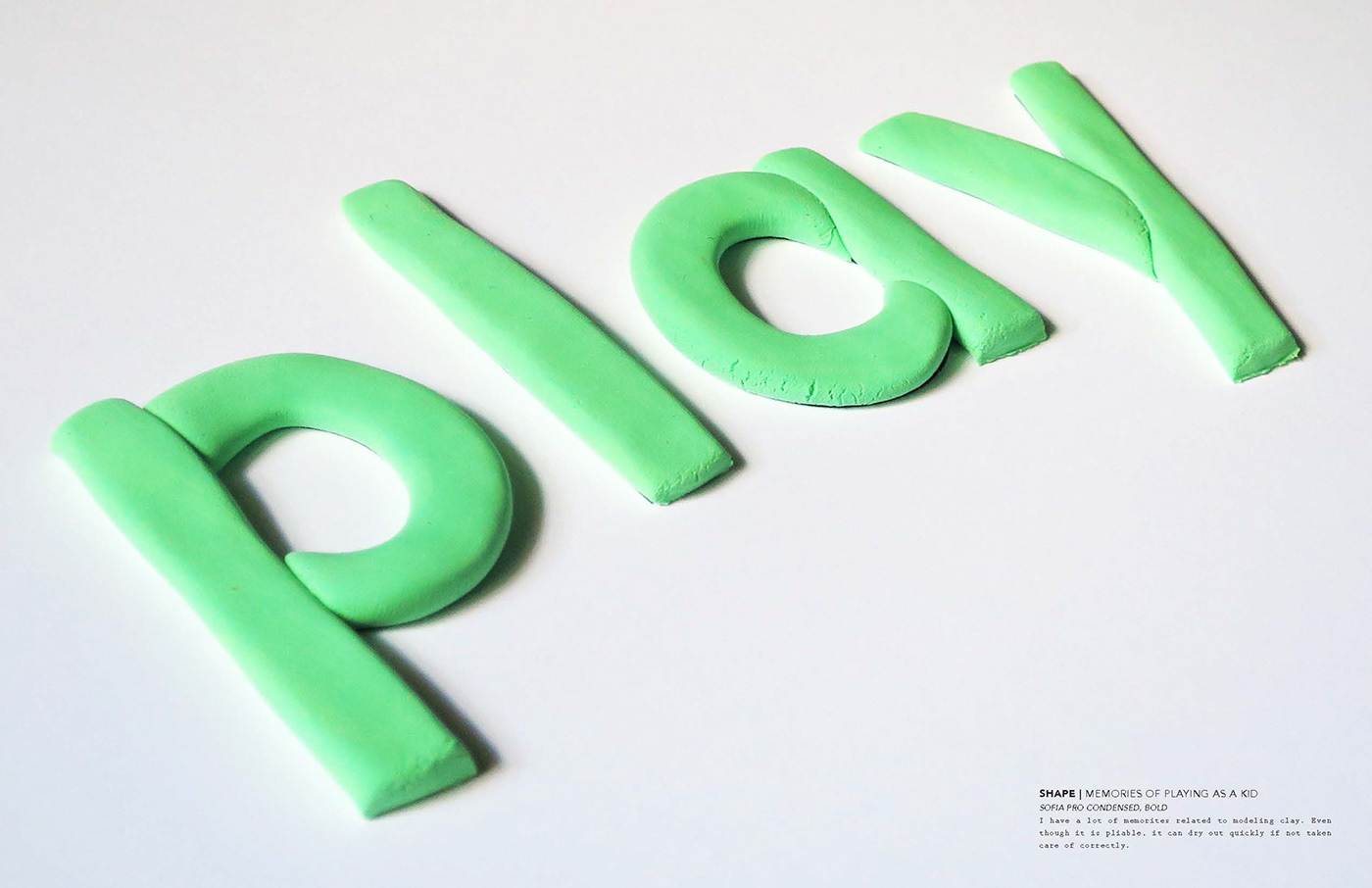 green typography   Food  play poster experiment Experimental Typography