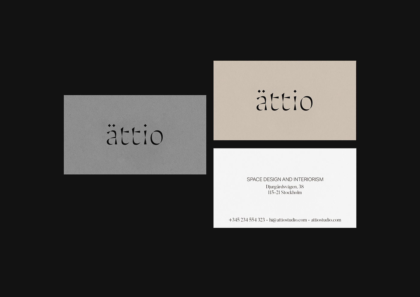 design identity Interior studio graphic minimal black furniture shapes logo