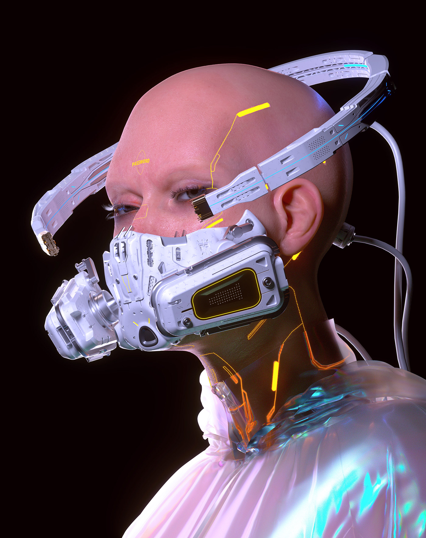 3D c4d CGI cinema4d concept Cyberpunk human octane Scifi Zbrush