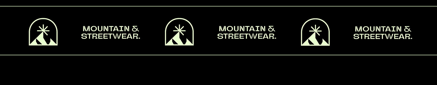design mountain identidad branding  brandidentity graphic design  streetwear Clothing sport trekking