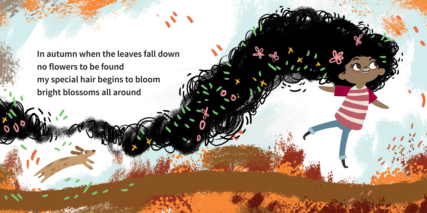 children's book children's illustration kid lit art hair black hair dog digital painting book dash