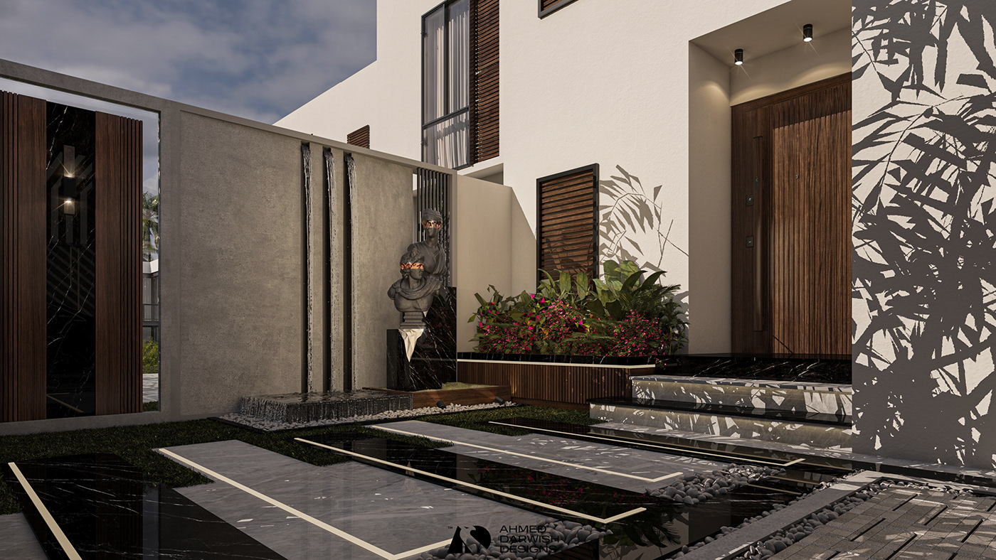 3ds max vray photoshop exterior Render architecture