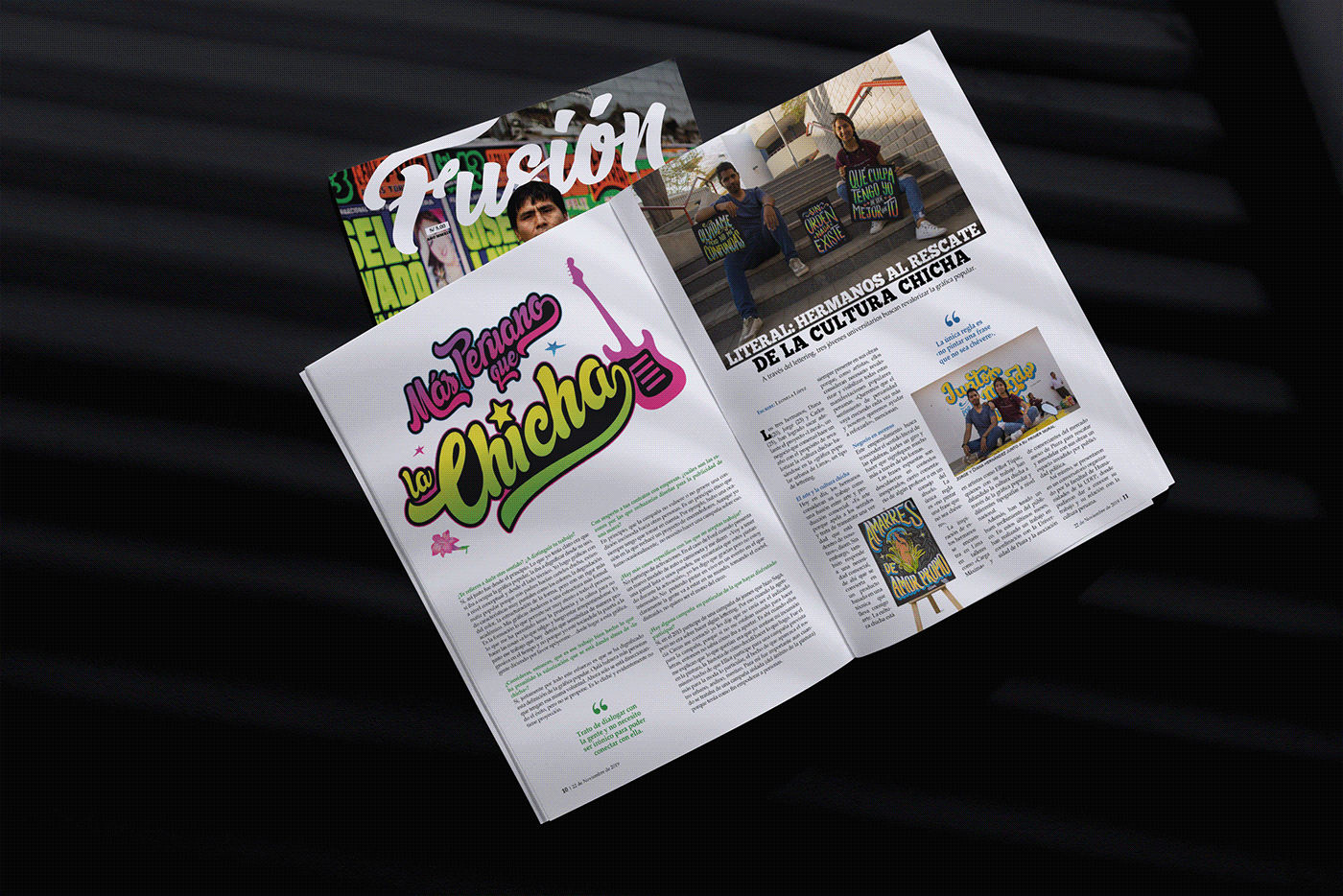 diagramación Diseño editorial editorial maquetación peru redacción revista cultura chicha magazine layout magazine
