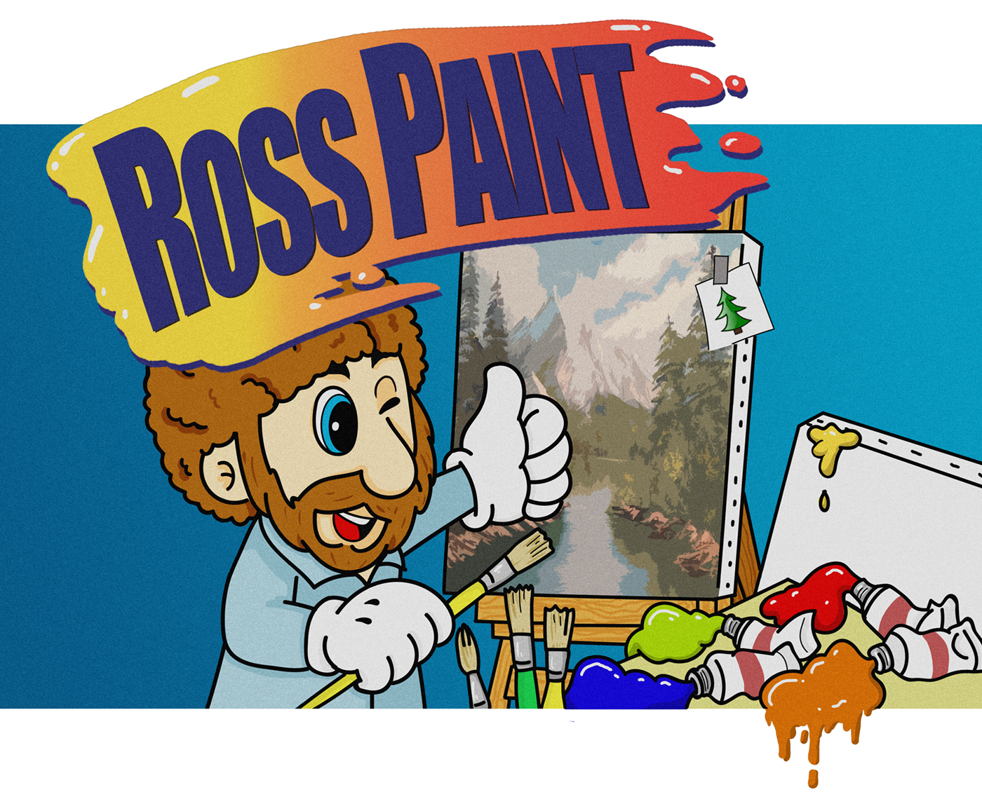Ross Paint - Mario Paint Parody.