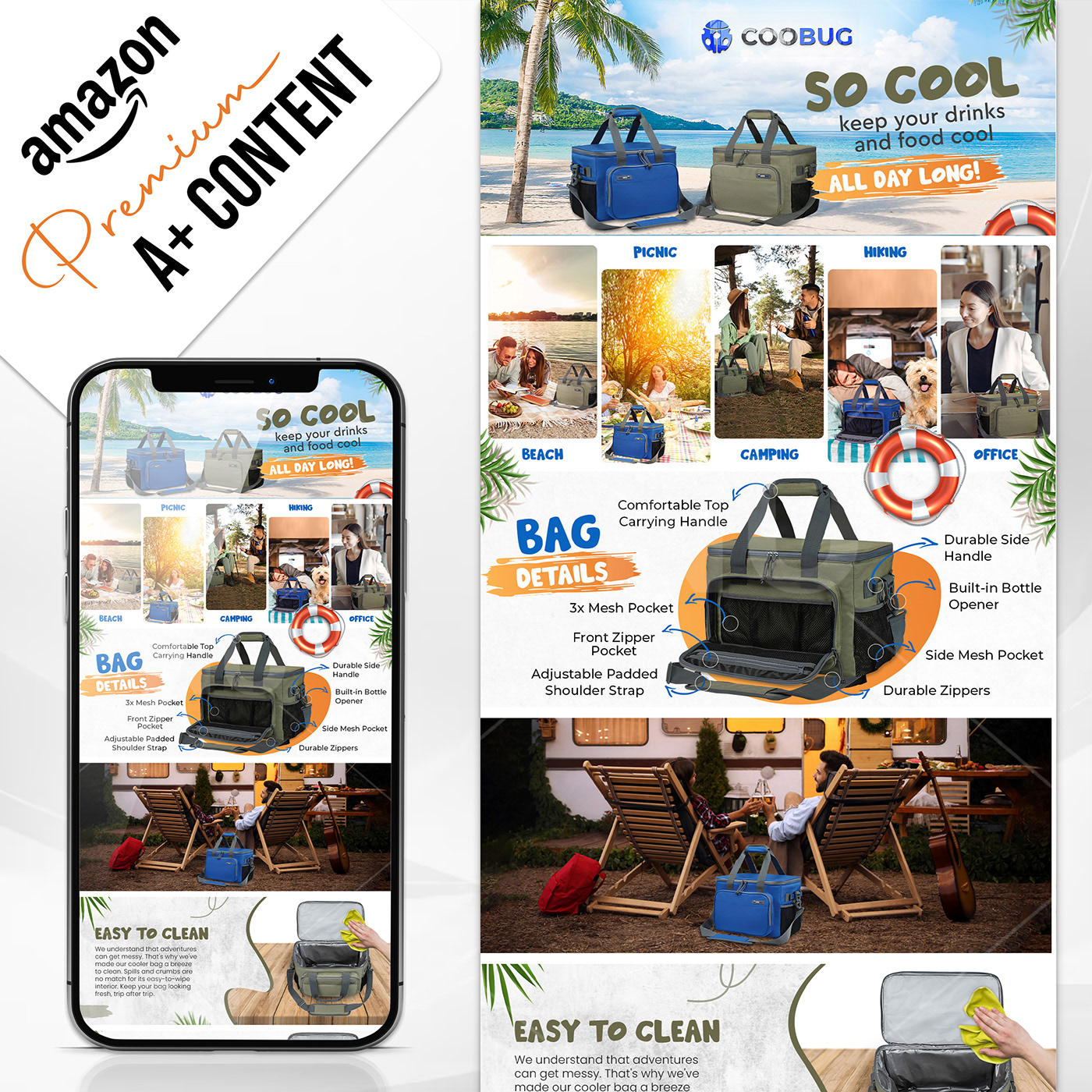 amazon A+ Product Infographic amazon infographics A+ Content amazon ebc enhanced brand content Amazon EBC Amazon Product A+