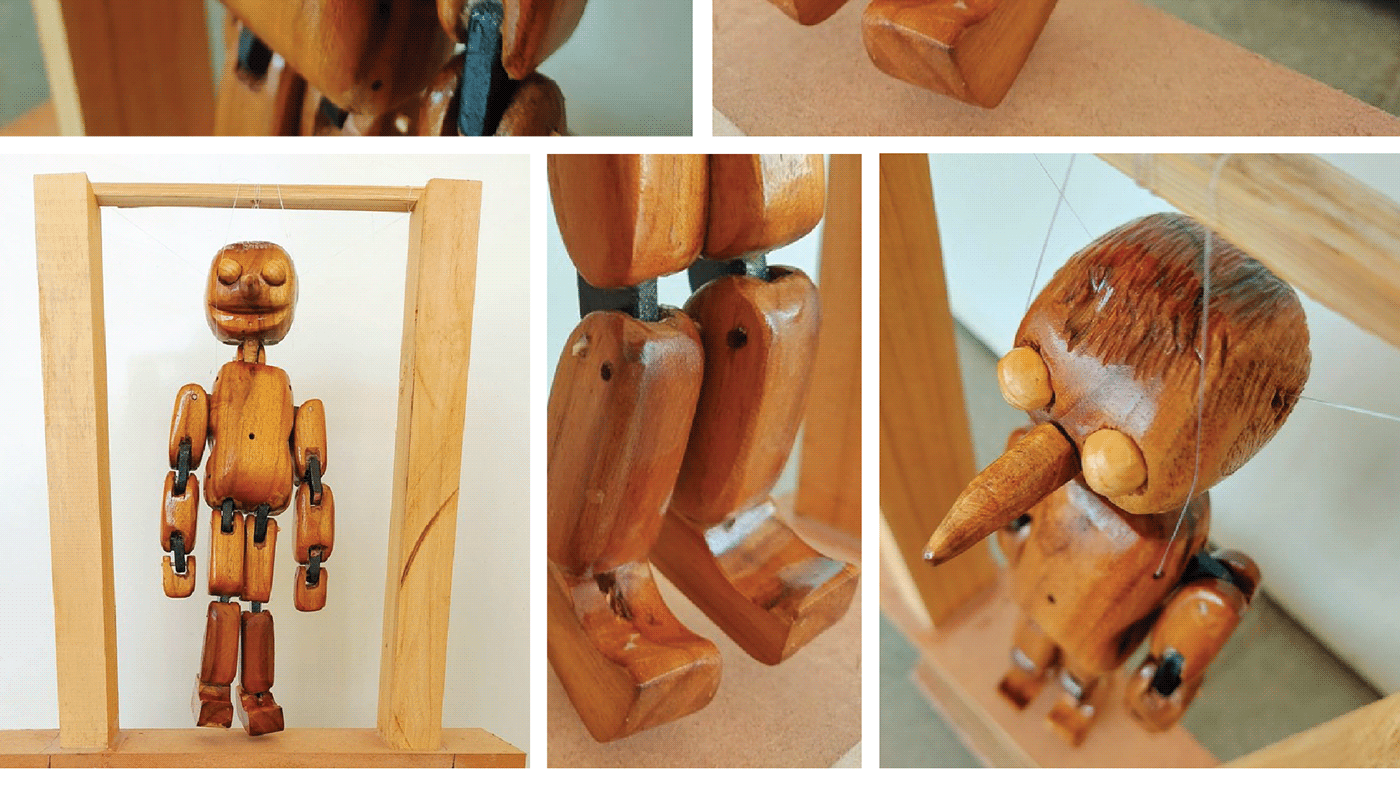 woodworking craft Woodcraft workshop skills teak wood pinocchio puppet wooden toys toy design  wood workshop