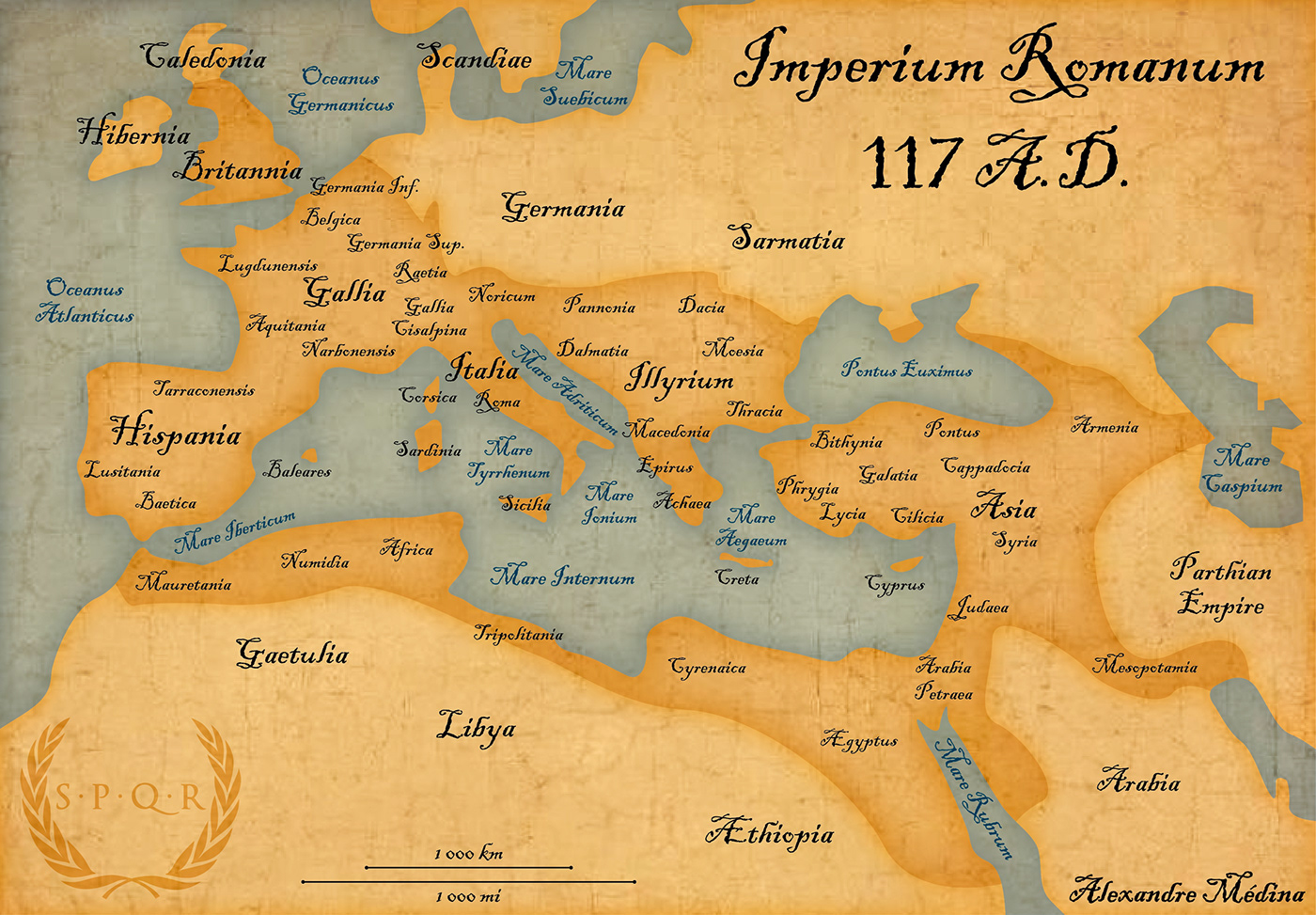 map Carte Cartographie Empire romain