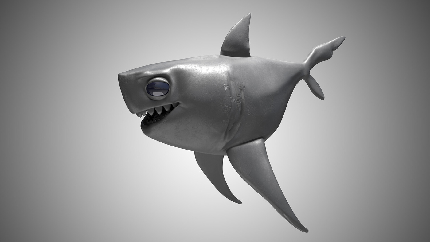 3D shark