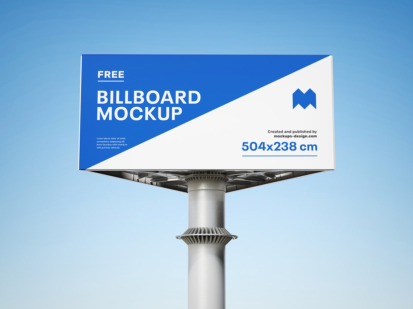 free Mockup freebie billboard ad Display template