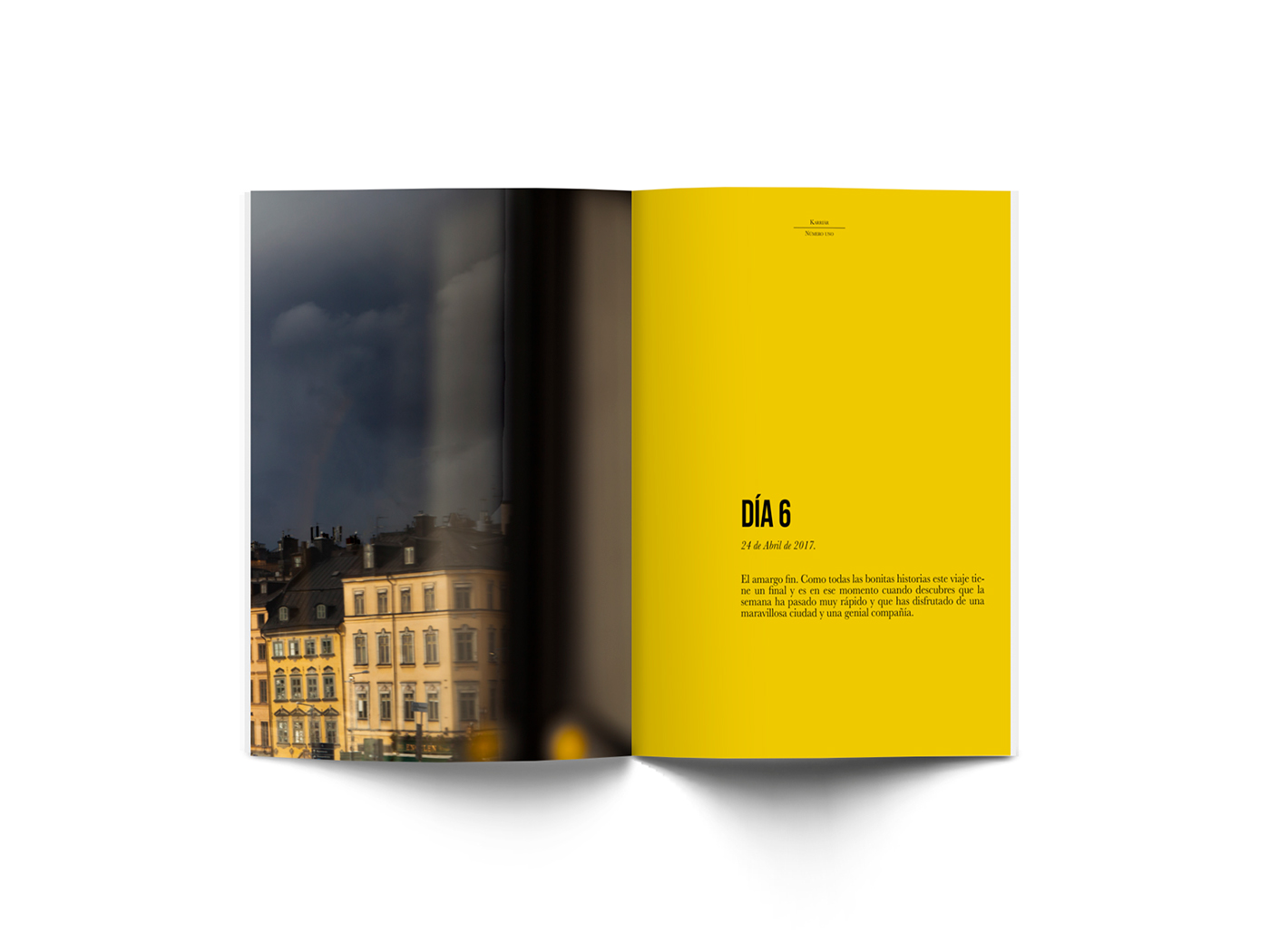 Stockholm Travel magazine Photography  graphic design  InDesign adobe esi portfolio