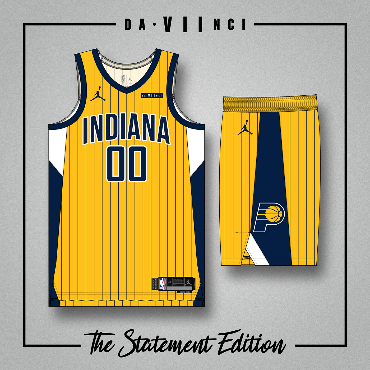 basketball Clothing concept design Fashion  indiana jersey jordan NBA Nike
