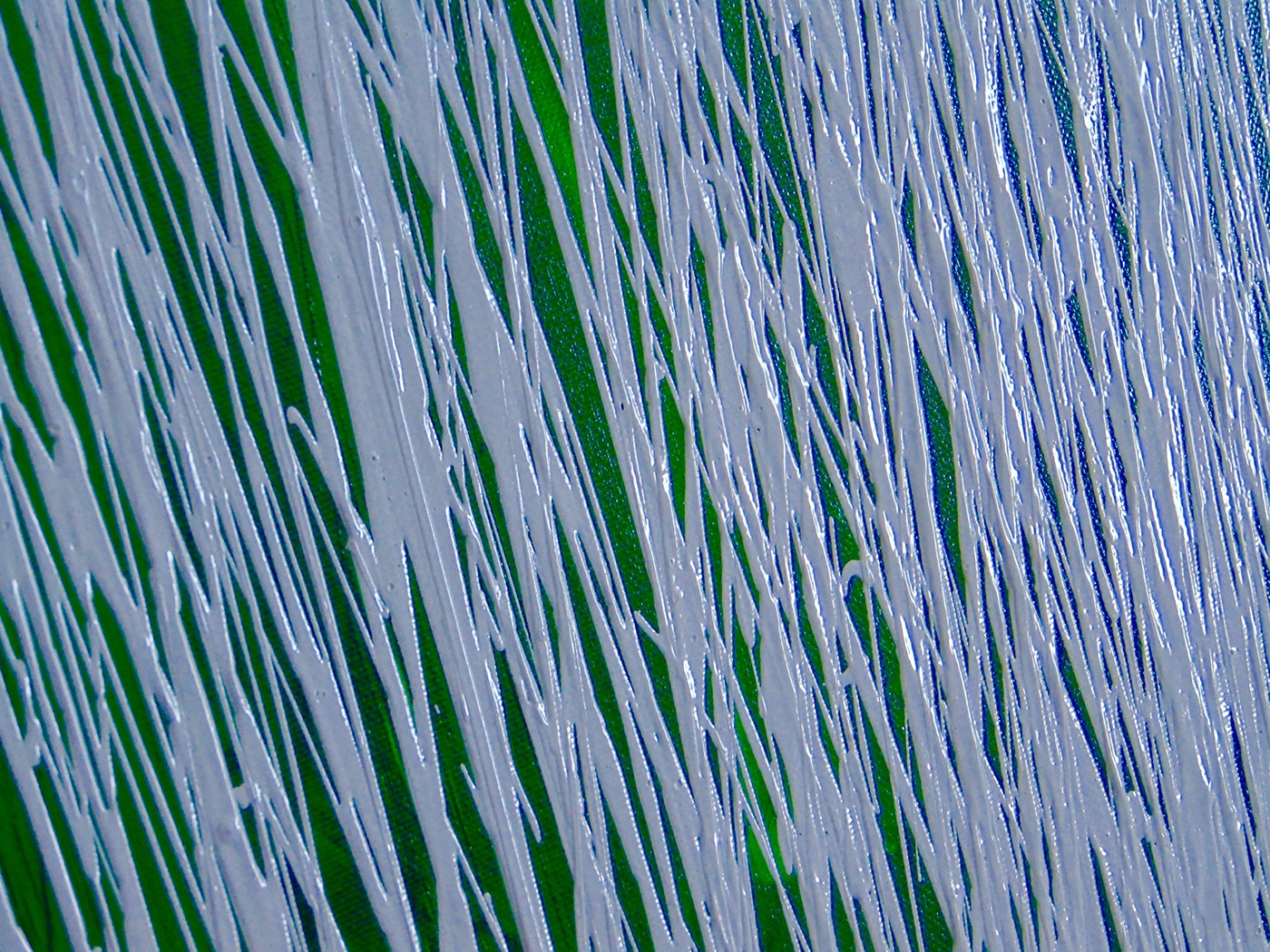 green White abstract painting   rob van heertum texture expressive