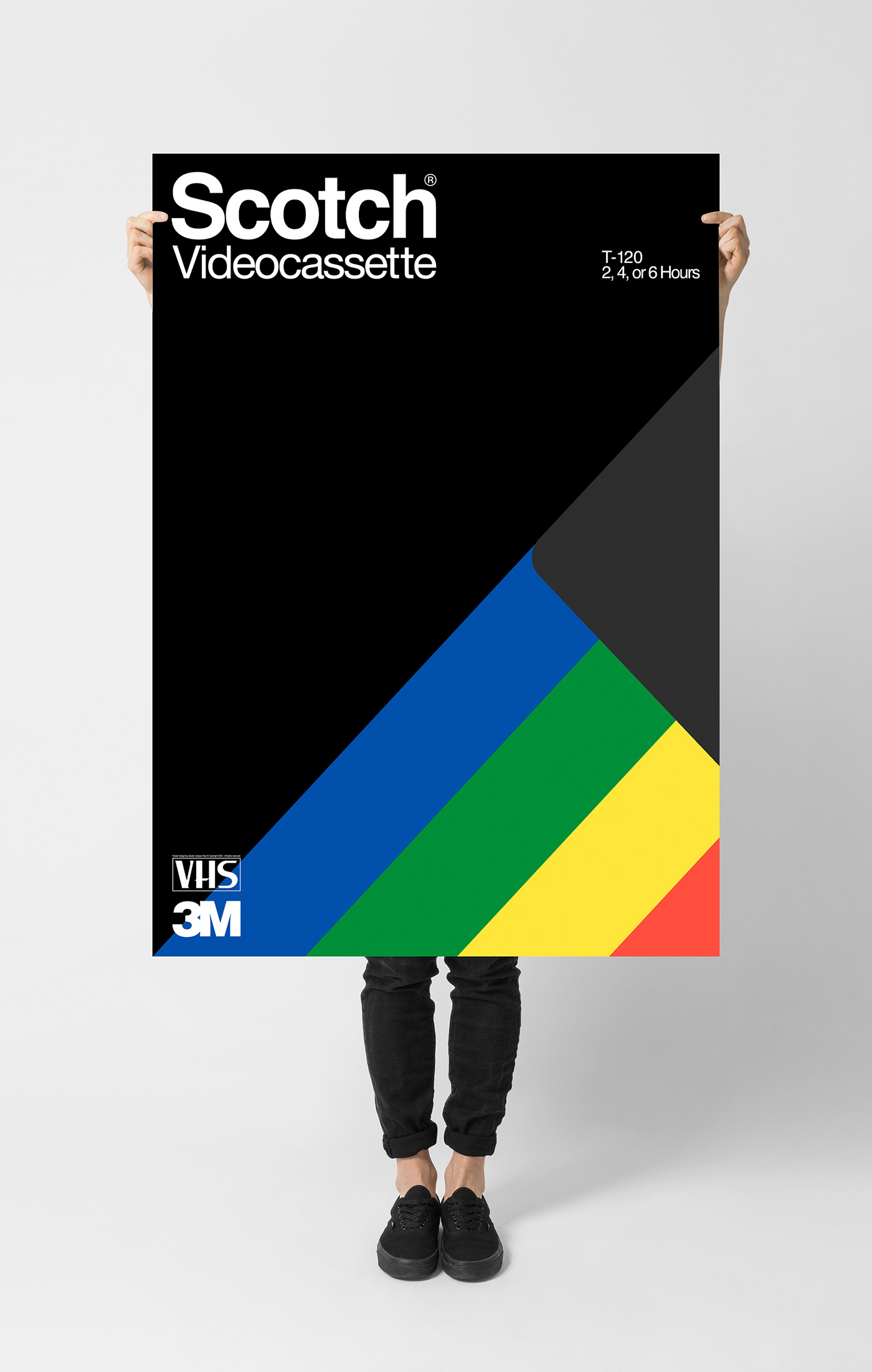 Behance graphic design  Illustrator photoshop poster collection Poster Design posters retro brands Videotape Xavier Esclusa Trias