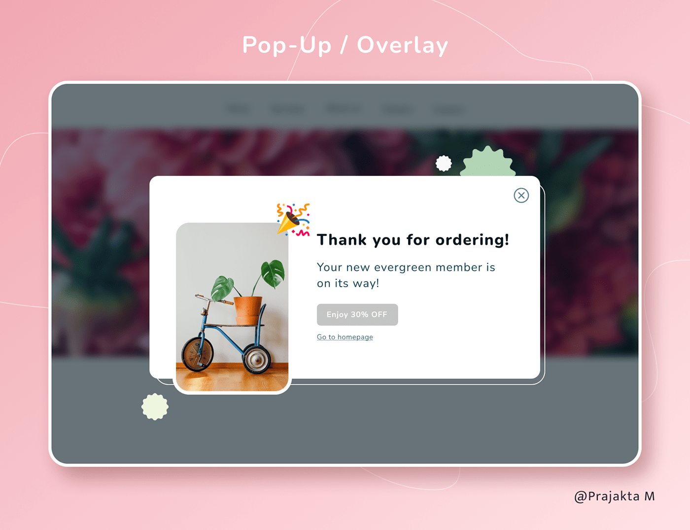 message notification Overlay Popup popupmessage thank you typography   UI ux visual design