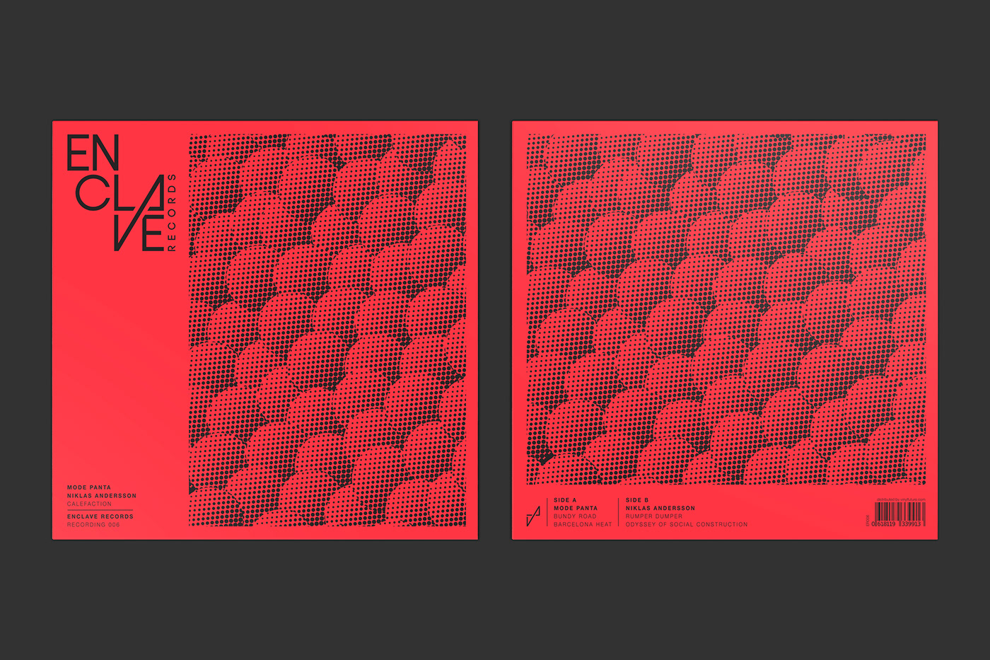 record Label sleeve music pattern geometric Packaging artwork colour vinyl