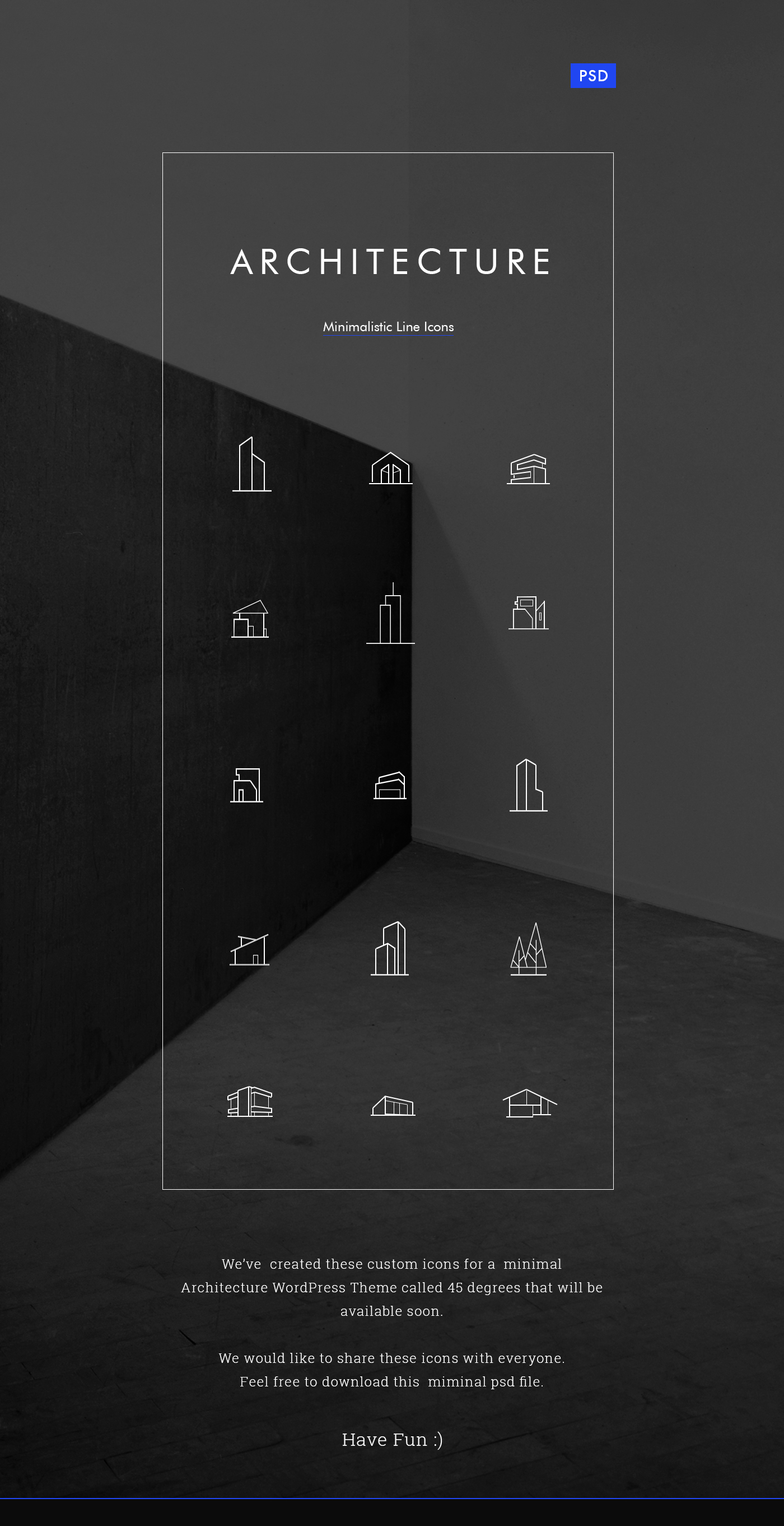 icon pack free psd freebie architecture icon pack minimal icons Modern Icons line icons