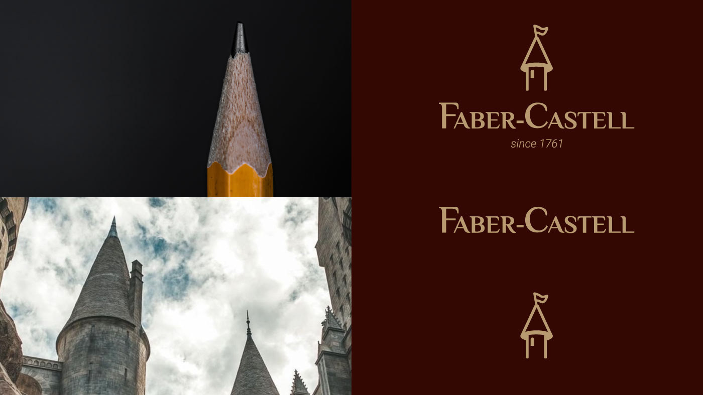 brand branding  creative design FaberCastell inspiration Logo Design pen presentation design Rebranding Logo 