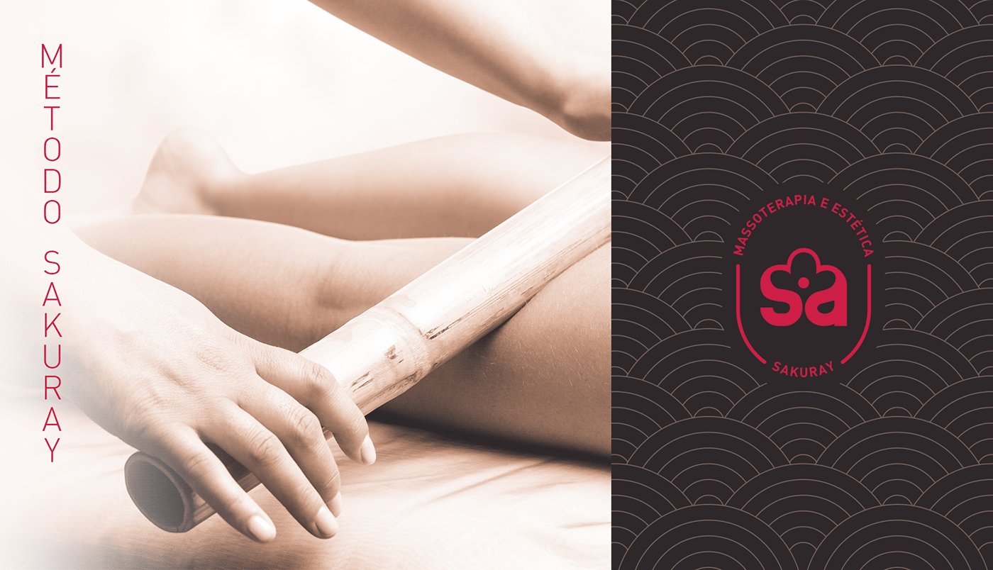 Massagem massoterapia massoterapeuta japan japanese esthetic esthetics logo brand identity Logotype