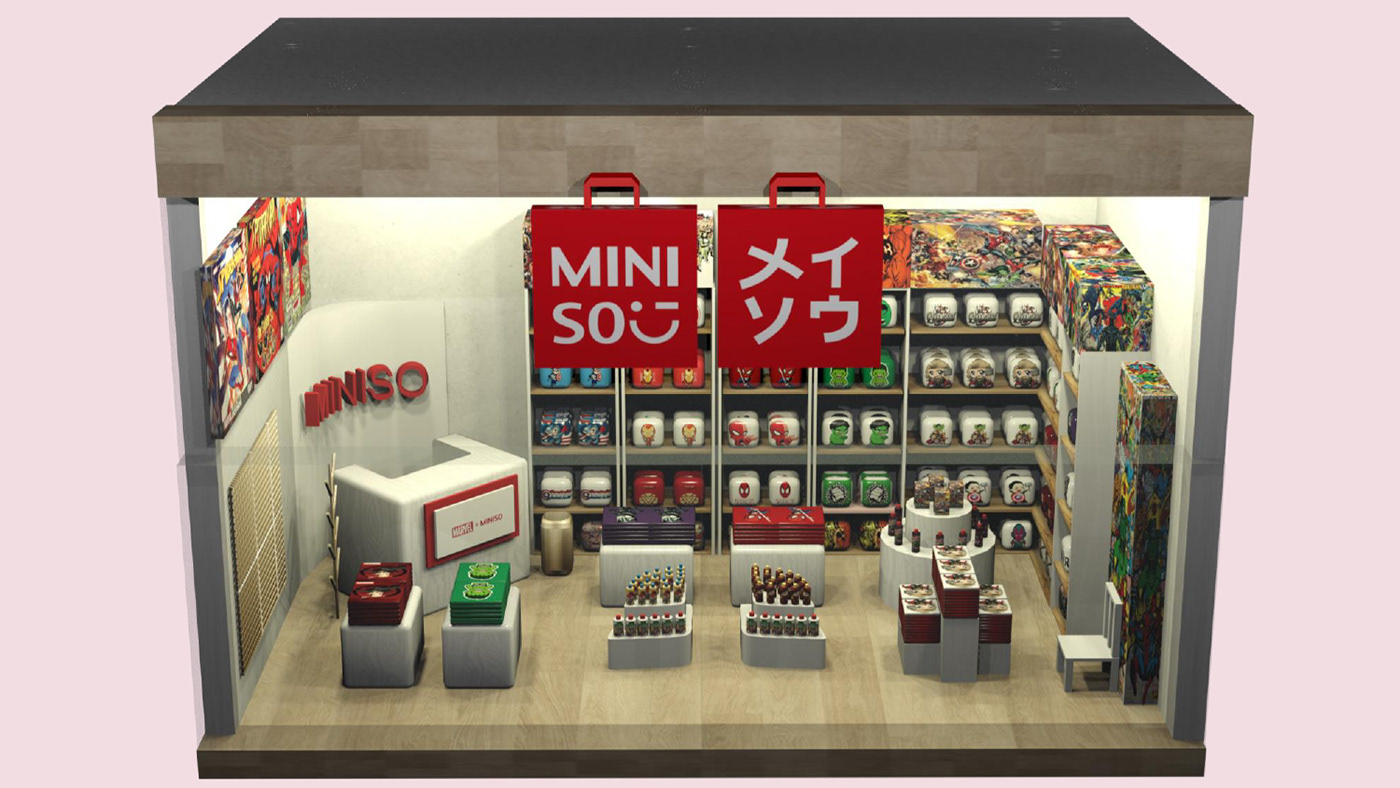 3D 3ds max Adobe Portfolio architecture interior design  Render store store design Visual Merchandising visualization