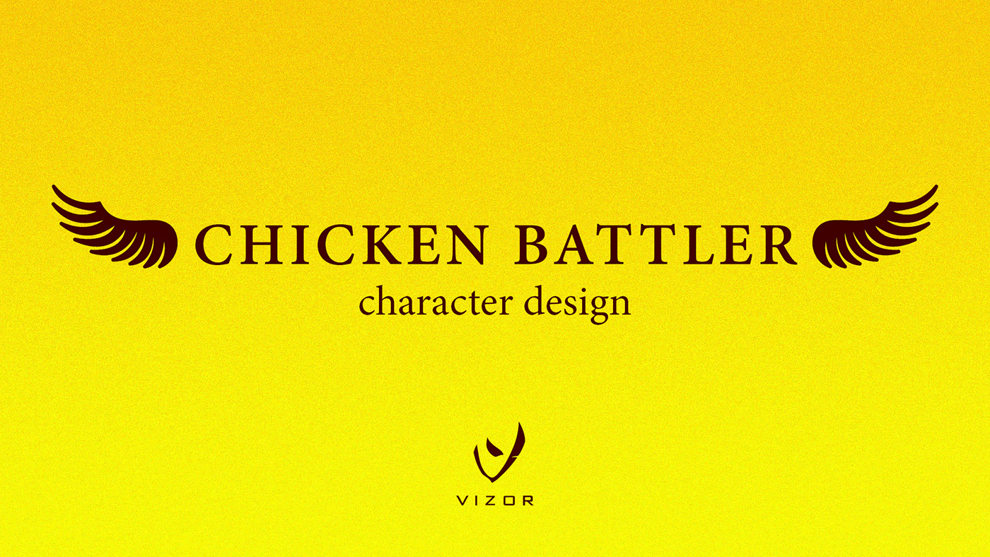 cage cartoon Character design  chicken
