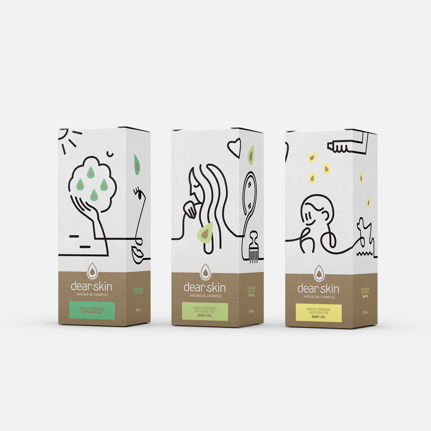 strategy branding  naming visual identity Packaging design ILLUSTRATION  avocado