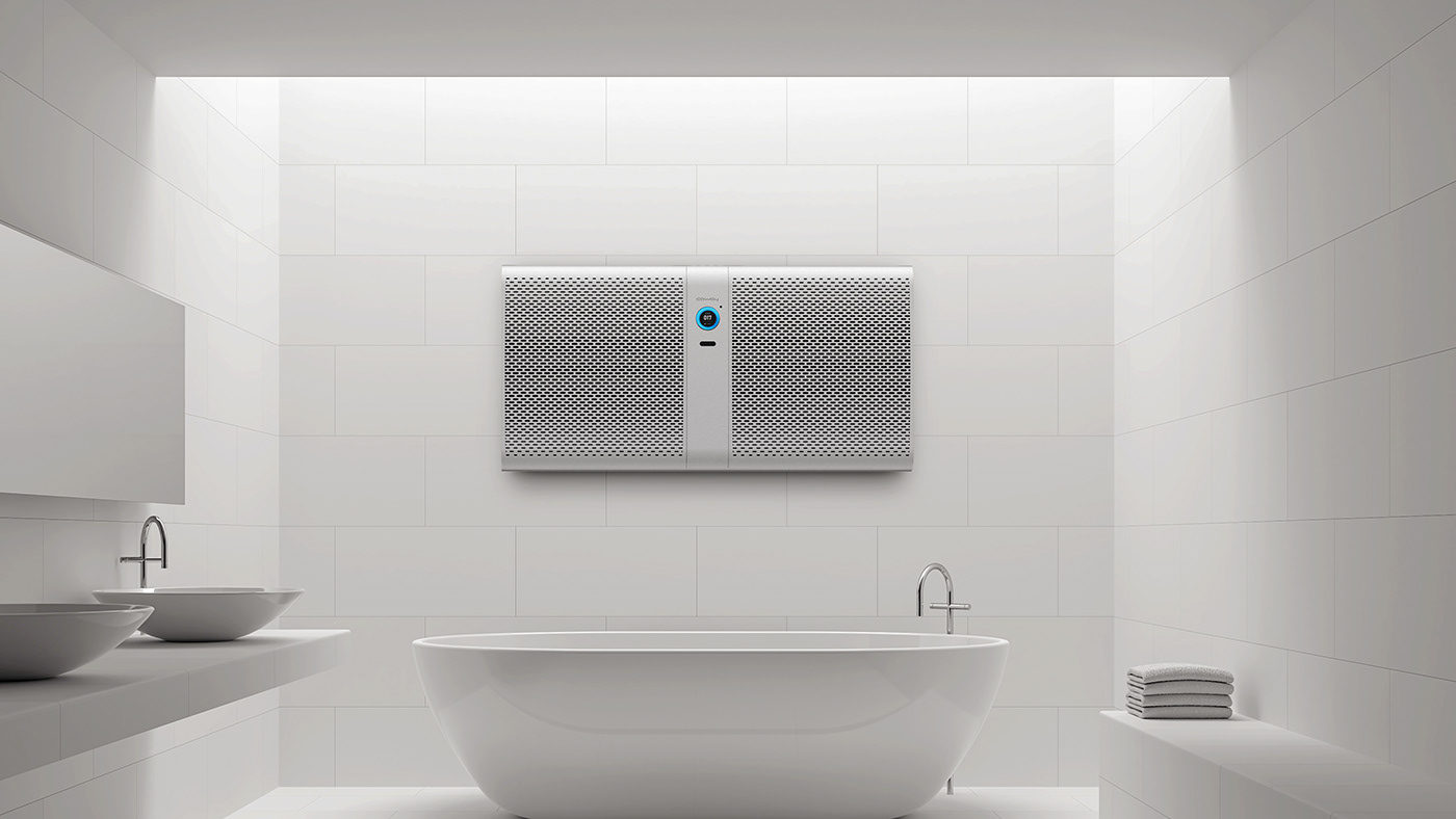Coway filter air air cleaner purifier White product ux UI design