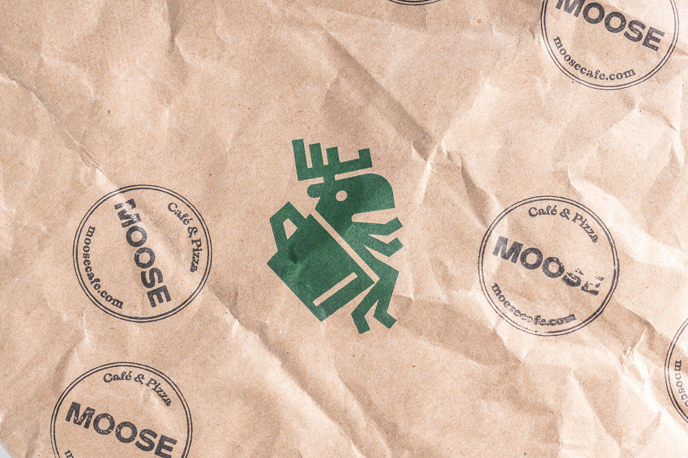 cafe Coffee costarica moose Pizza restaurant environmental Food  menu Packaging