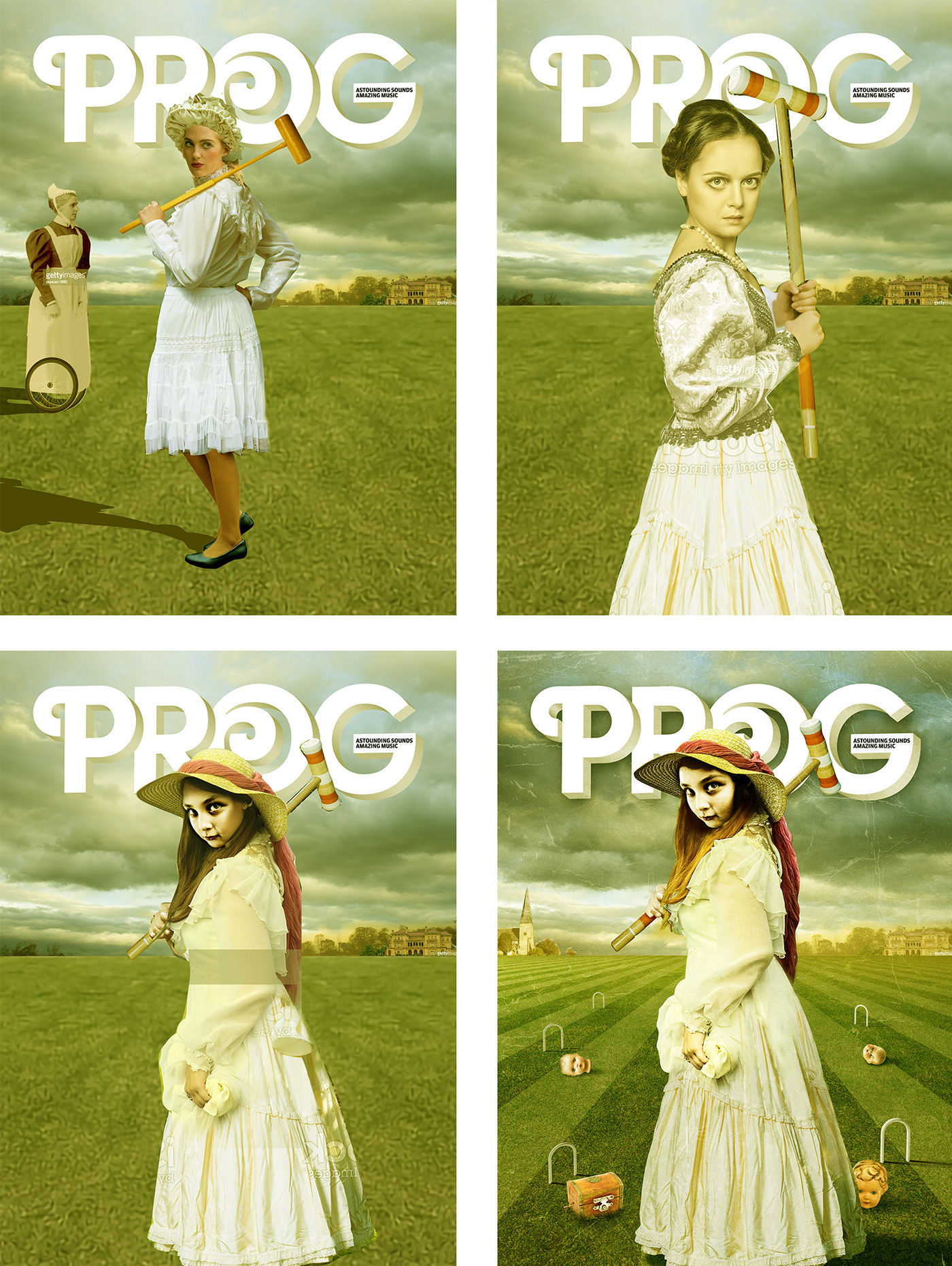 Editorial Illustration genesis Magazine Cover music photo collage photo compositing progressive rock retouch