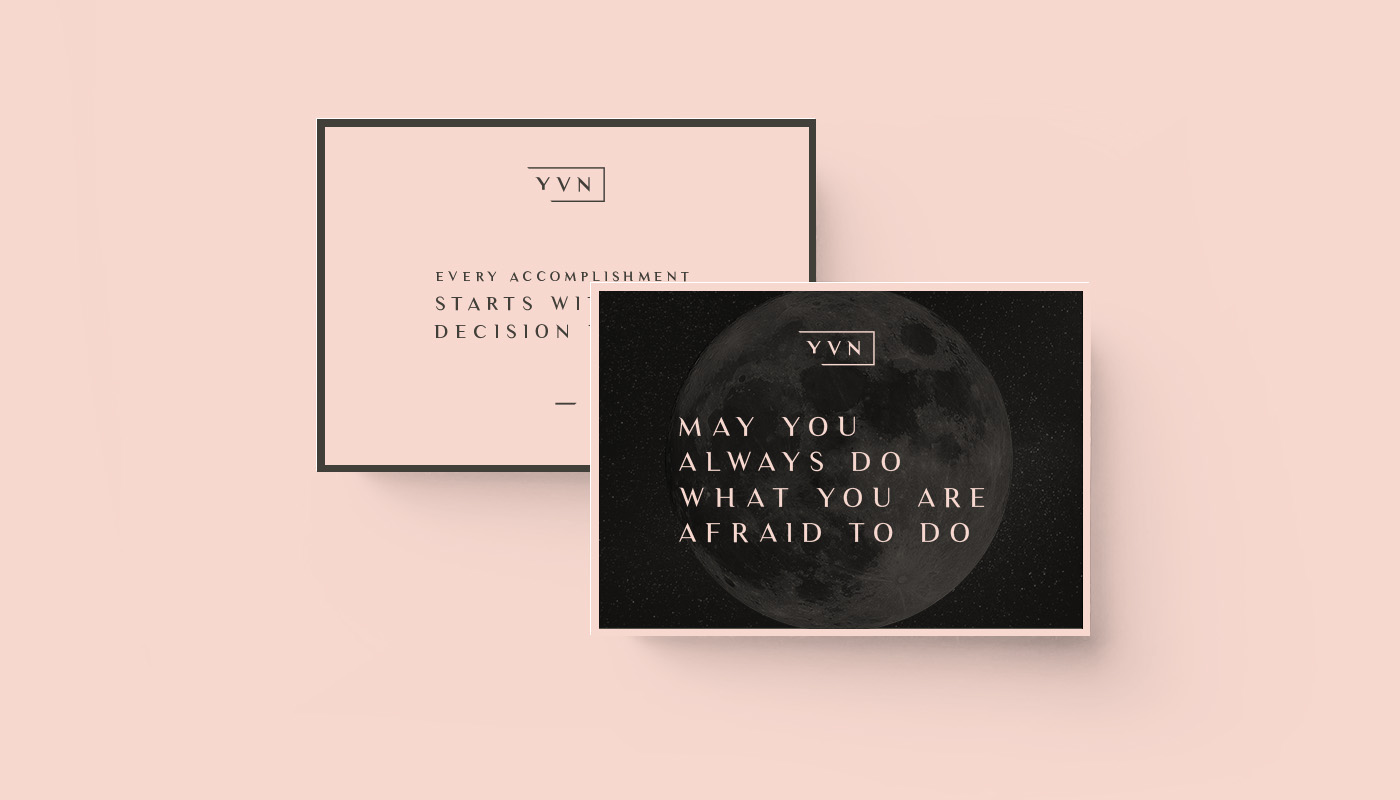 life Coach branding  identity pink gray psychology poster business card
