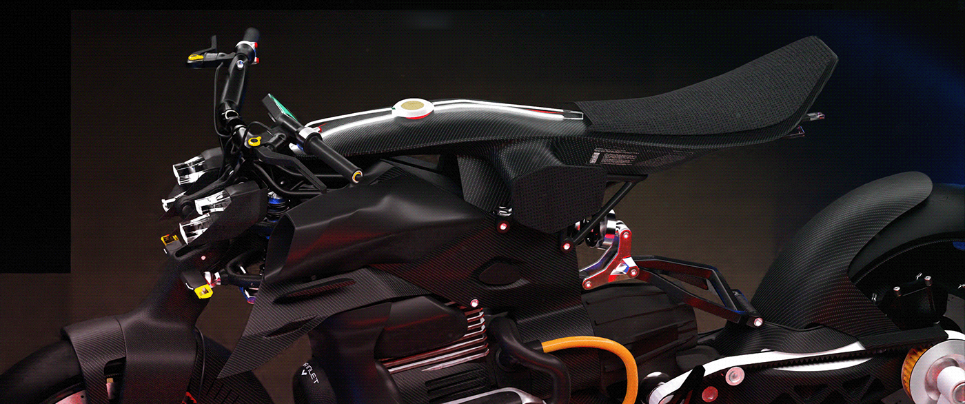3D automotive   concept design Drawing  Ducati motorcycle sketch transportation Transportation Design
