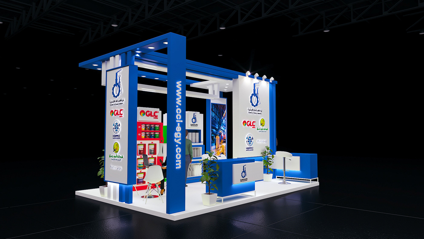 Exhibition  Exhibition Design  exhibition stand Exhibition Booth newdesign expo booth Stand blue Btl