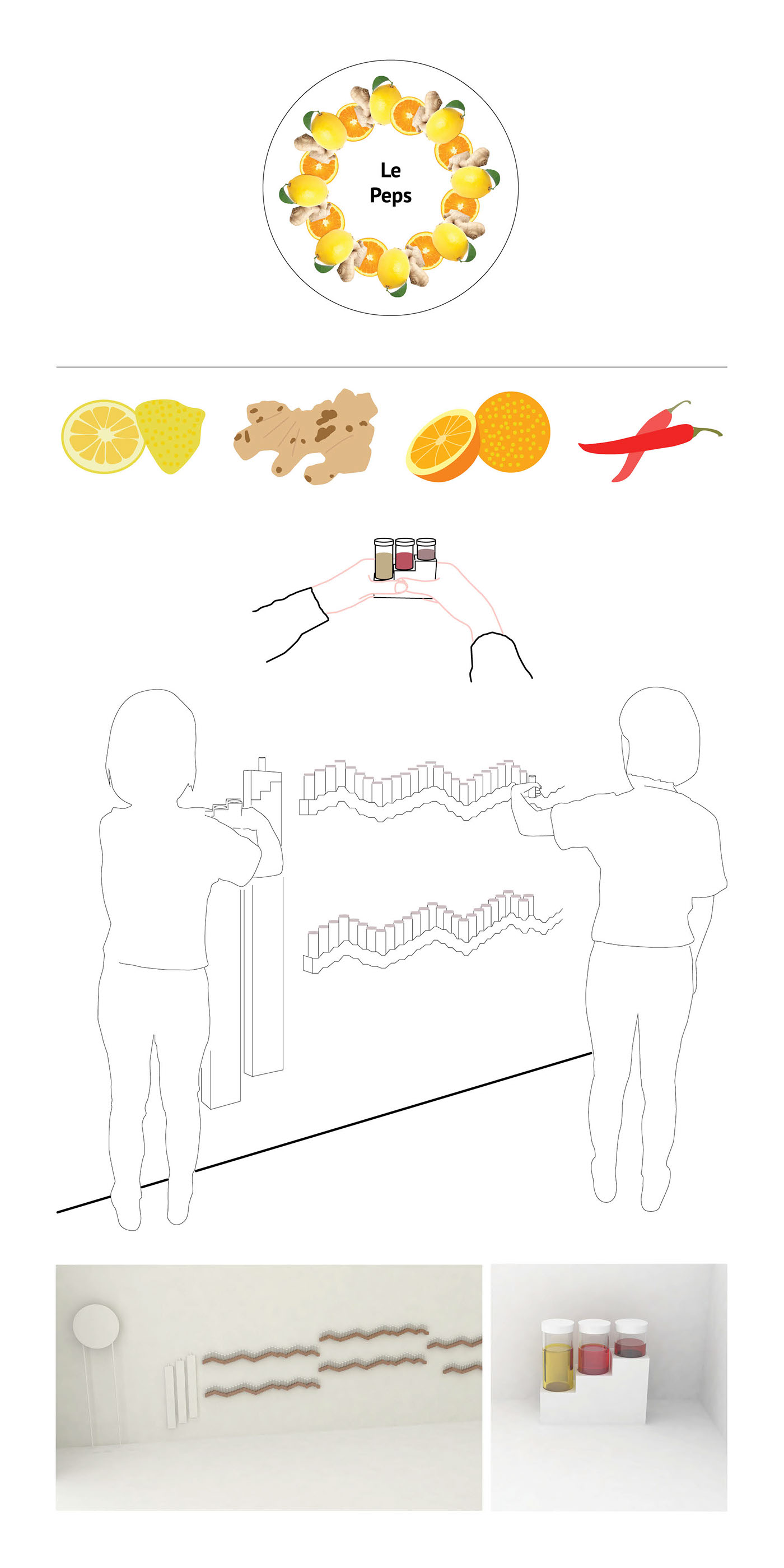 Space design food design Transparency drink energy Fruit glass Gas