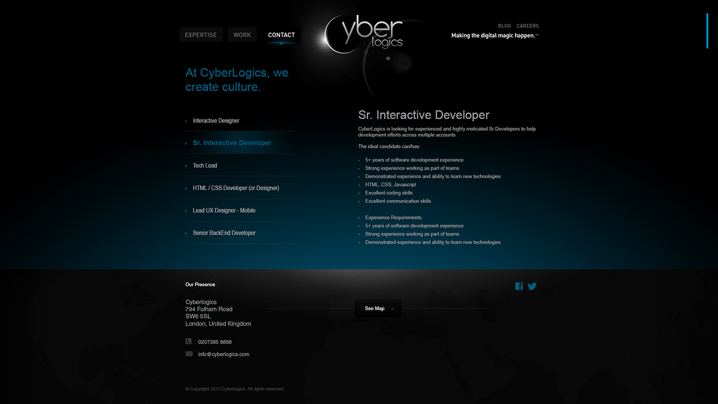 Website redesign London cyberlogics