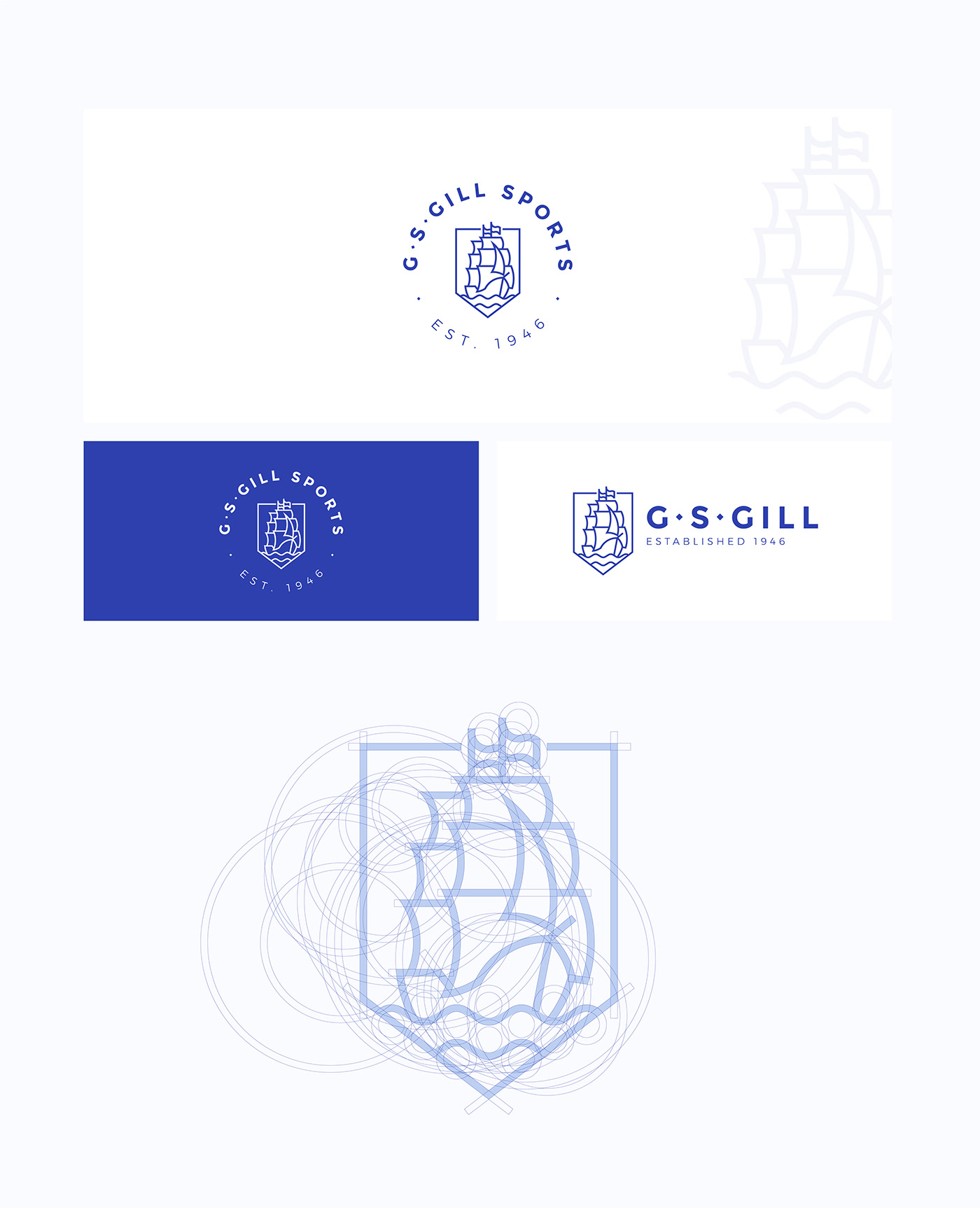 apparel brand identity brand redesign gsgill Logo Design malaysia sports Sportswear emblem insignia