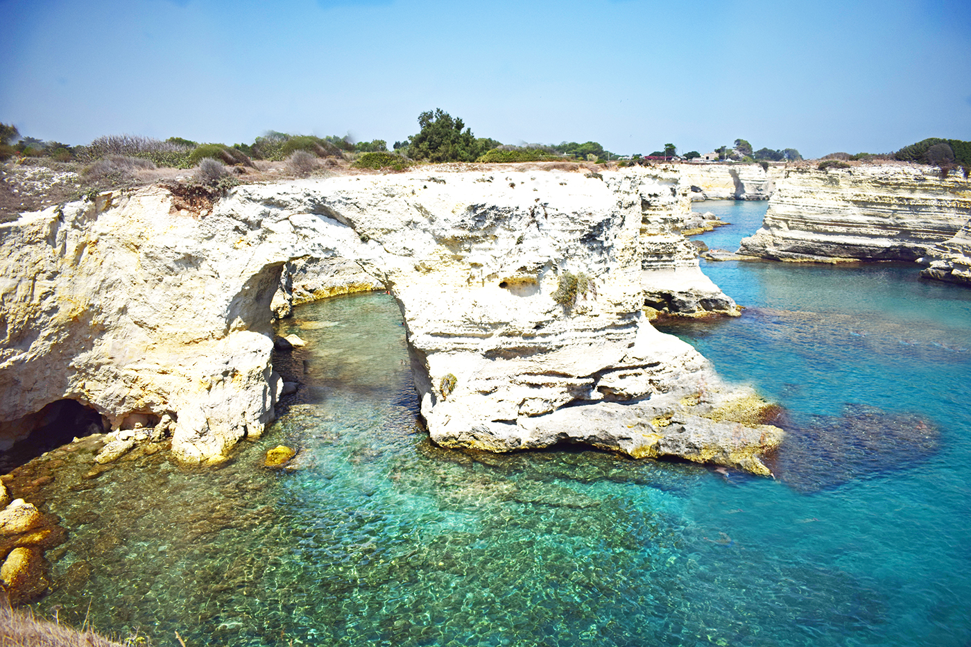 salento Otranto mare rocks Seaside Nature Travel wilderness puglia